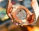 HBF replica audemars piguet royal oak chronograph rose gold green dial watch (16)_th.jpg